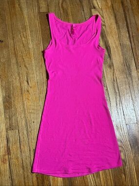 Skims ribbed tank mini dress
